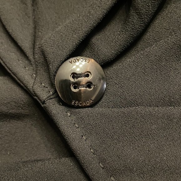 Escada Single Button Front Blazer, Black - Picture 5 of 8